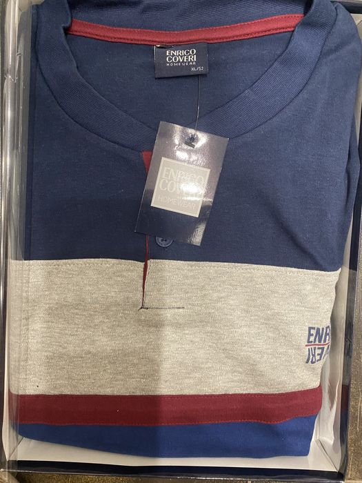 Пижама (кофта + штаны) Enrico Coveri EP2088 XL (52) Синяя