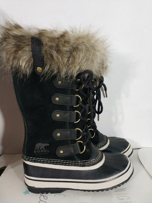 Новые! Сапоги кожаные Sorel Joan of Arctic (Канада)! Оригинал!р.37/24