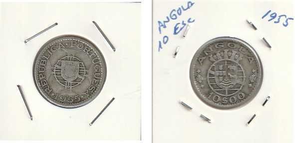 Moedas de Angola em Prata