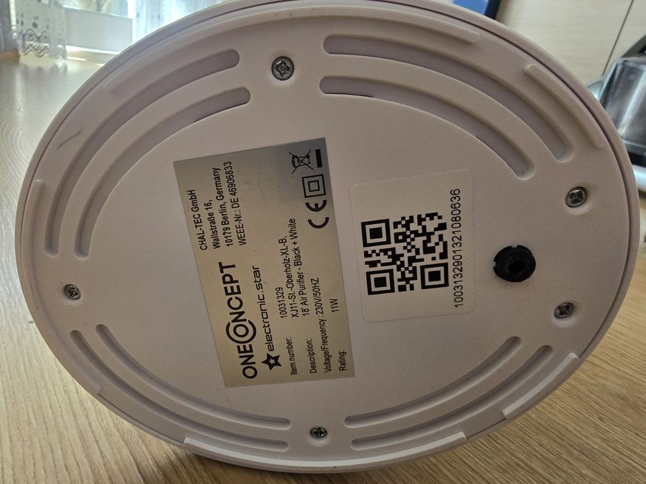 Настільний очисник повітря OneConcept 10031329