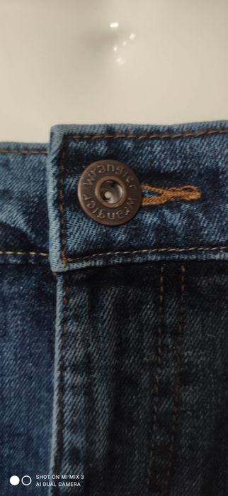Wrangler Straight Mid Stone wyprzedaż męskie jeansy rozm 36/34