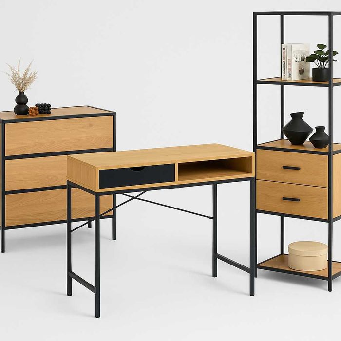 Meble jysk trappedal - biurko, komoda, regał