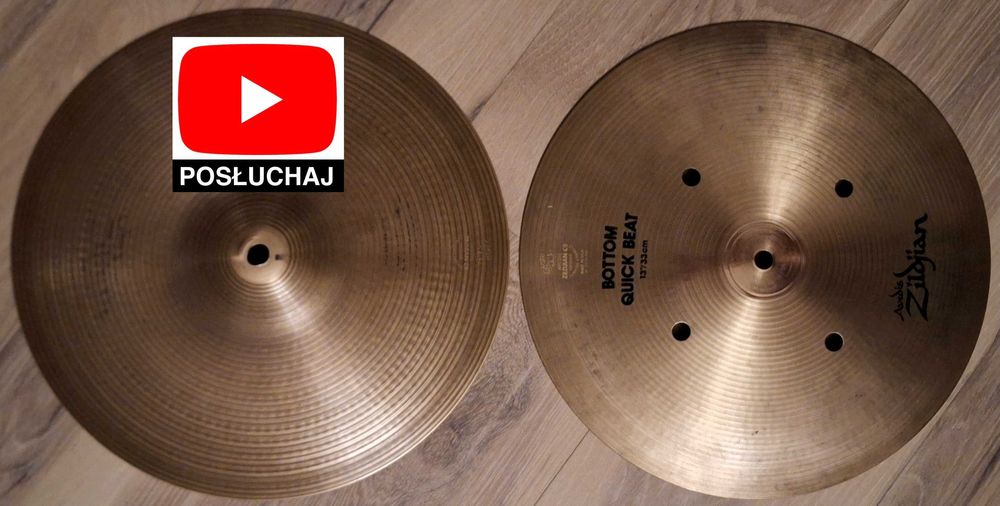 -- Zidjian Avedis Quick Beat Hi-Hat 13" kpl  -- Talerz - Perkusja