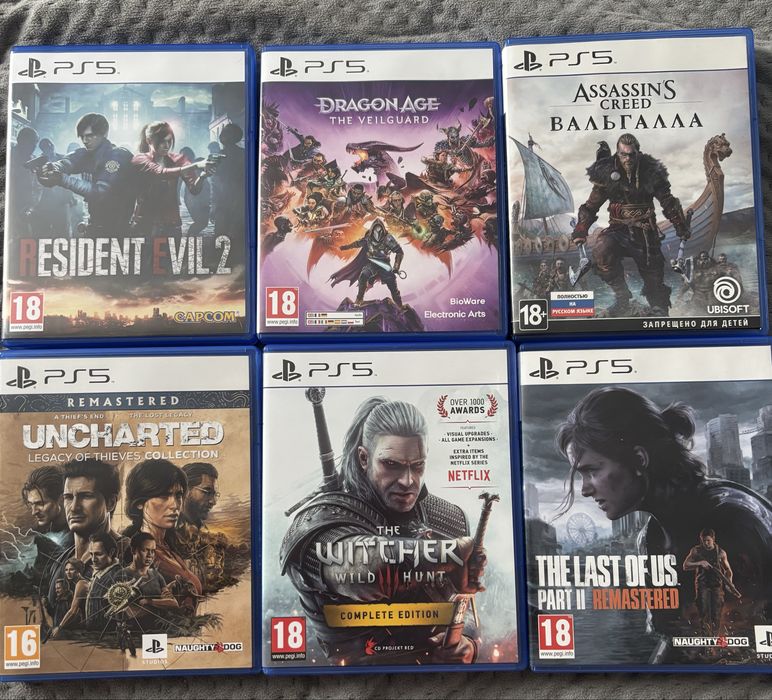 Диски для PS5 ціна за всі.