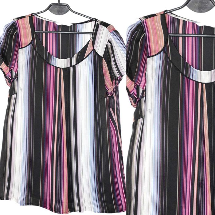 MARKS&SPENCER elegancka damska bluzka w paski 40 L