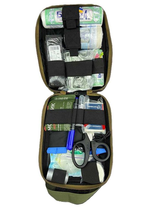 Тактична аптечка IFAK | Військова індивідуальна | Повна комплектація