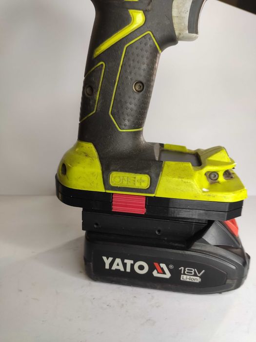 Adapter przejściówka baterii Yato 18V Li-Ion do Ryobi OnePlus +