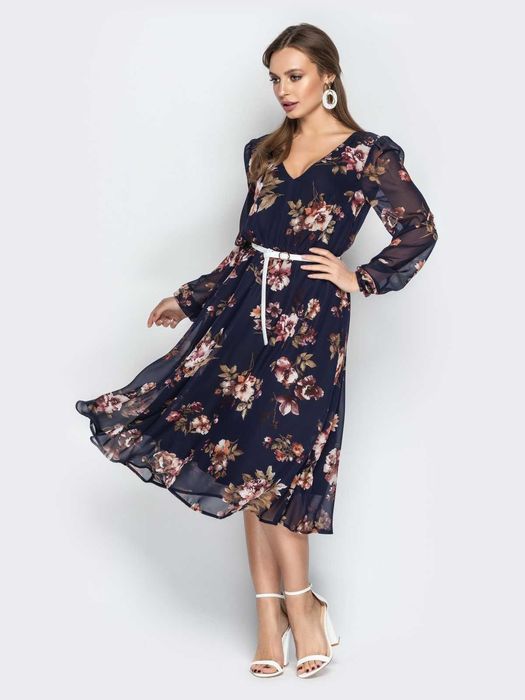 Платье шифоновое