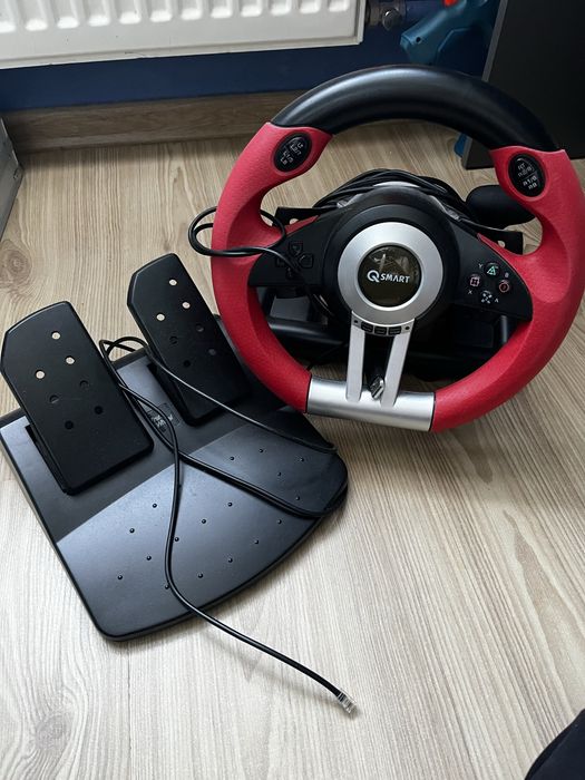 Kierownica QSMART + pedały | PC / PS /xbox | Sprawna