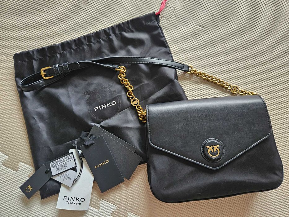 Torebka Pinko Gate Twins Nero Antique Go size U