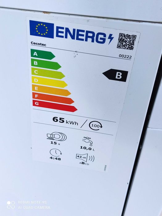 Zmywarka Cecotec Bolero Aguazero 6700 B 60 cm silnik inwerterowy BIAŁA