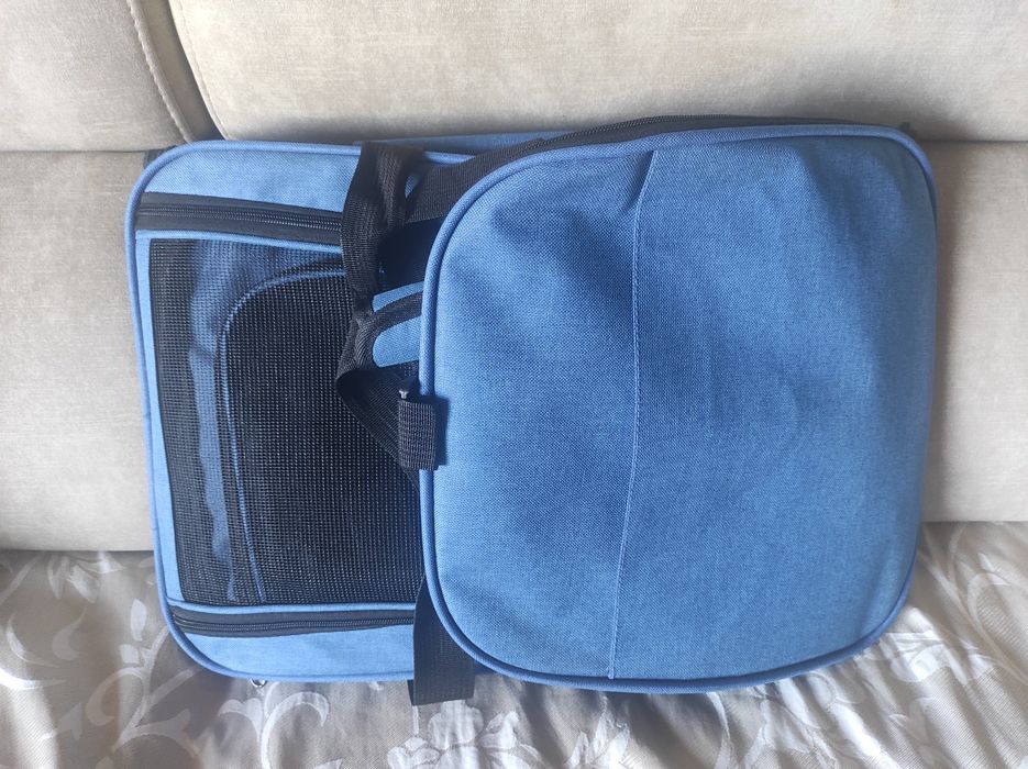 Caixa transporte animal, altura 34cm, comprimento de 48cm, nova, em perfeito estado
