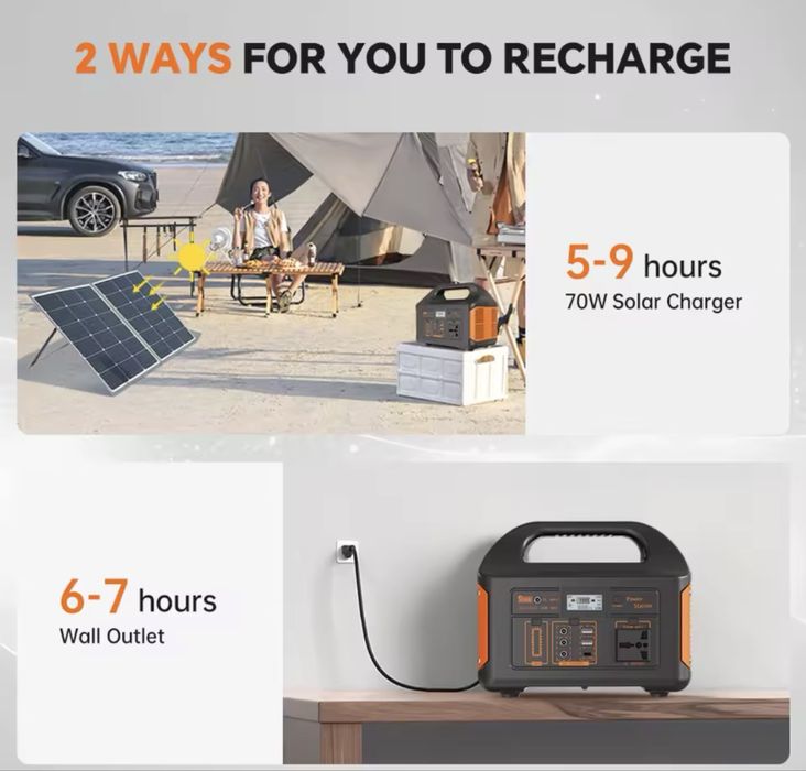 Estação de carregamento de energia/ powerbank com ficha
