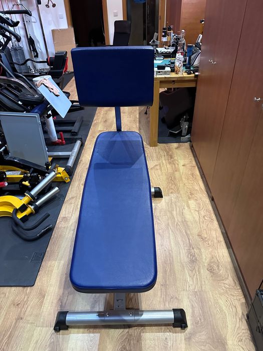 Musculação banco de treino com ou sem halteres