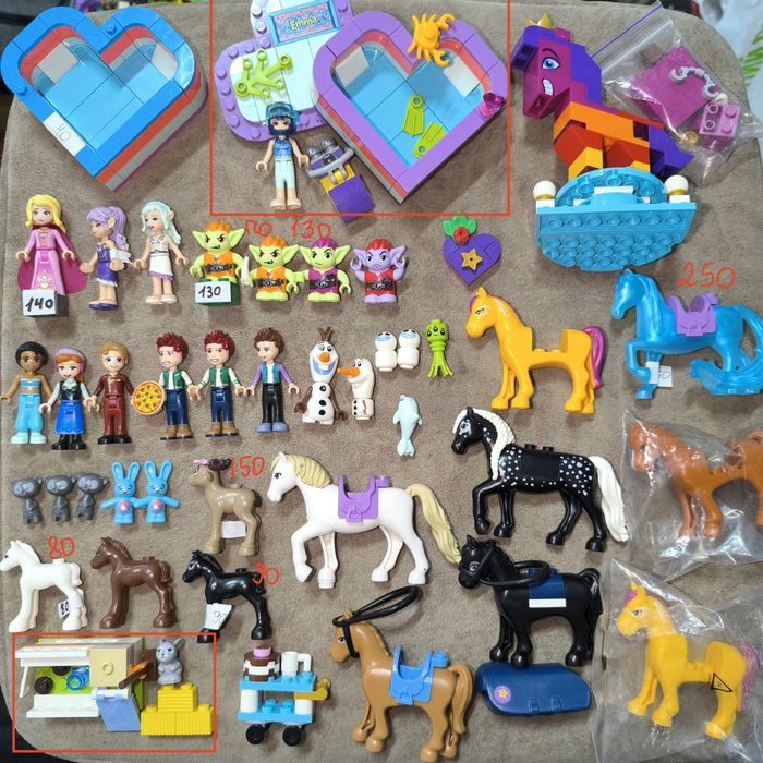 Лего животные lego friends лошади собаки фигурки оригинал минифигурки