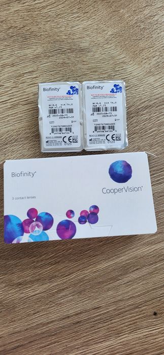 Soczewki Biofinity CooperVision -1.25