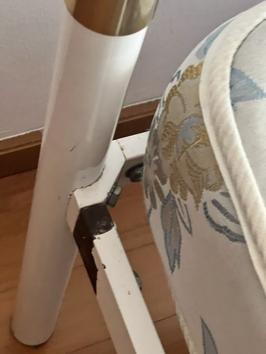 Cama de Casal em Ferro e Latão + Colchão Ortopédico Incluído!