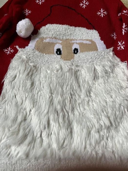 Новорічний різдвяний светр Санта новогодний свитер Санта