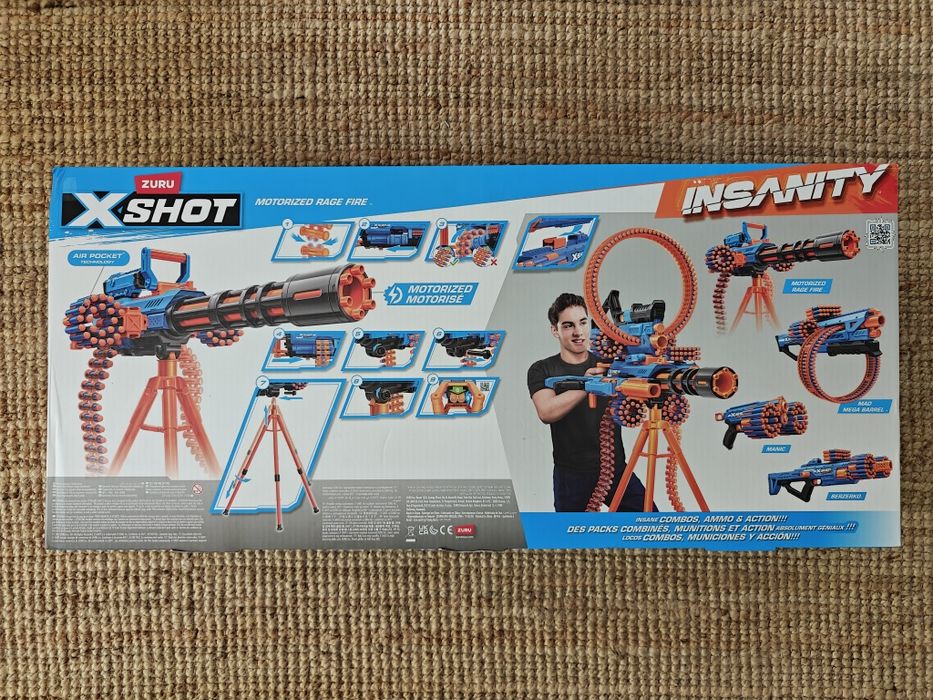 Zuru X-Shot Insanity Motorized Rage Fire