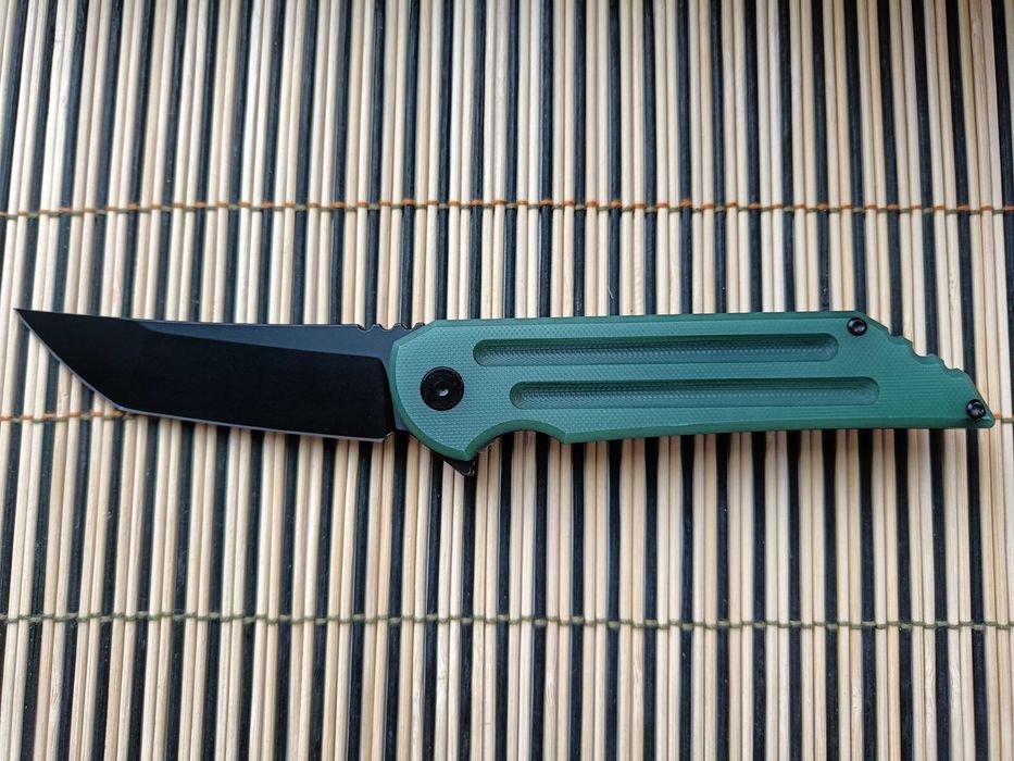 Jake Hoback Knives Kwaiback MK6 Forest Green G-10/M390
