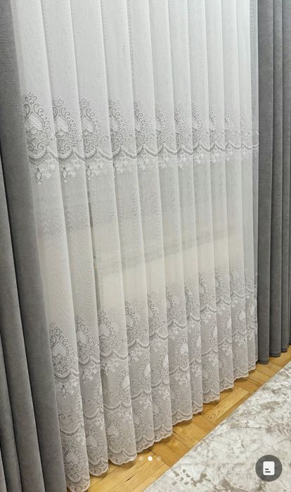 Акция! Тюль гардины штори, з вишивкою