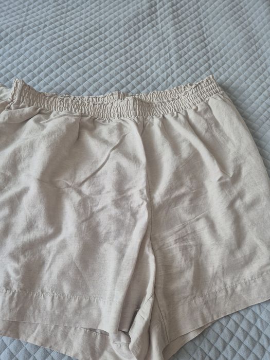 Spodenki krótkie len x 5 i dresowe x 1, h&m r. HL