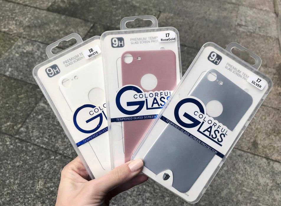 Película protetora para traseira de iPhone 7/7 Plus/iPhone 8/8 Plus/X