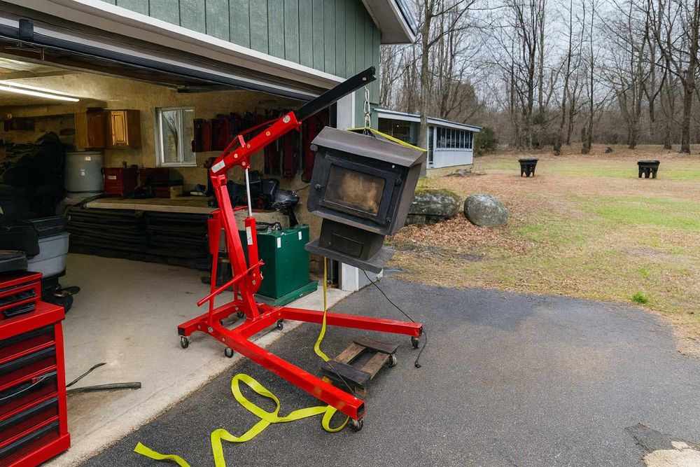 Кран підкатний гідравлічний для двигуна Apphech 2т кран гидравлический