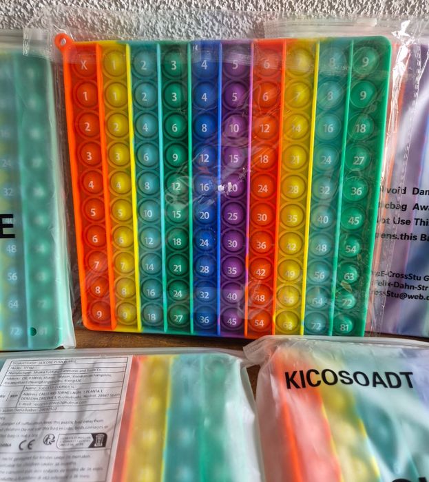 Zabawka sensoryczna tabliczka mnożenia