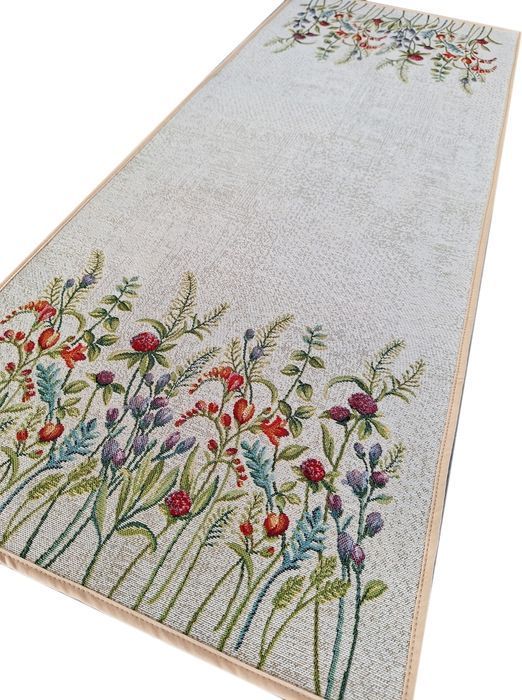 Bieżnik 40x100 cm 1299RK gobelinowy w Kwiaty Polne