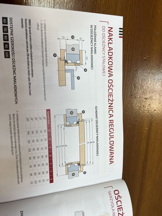 Oscieżnica nakładkowa 155-180