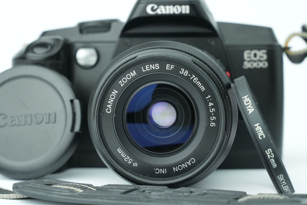 CANON EOS 5000 + 38-76mm + Filtr + Dekielek + Smycz ZESTAW!