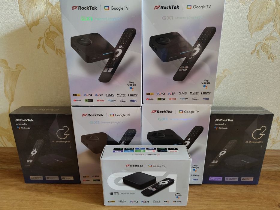 ТВ Приставки  RockTek G2 4/32 Android  14 та інші