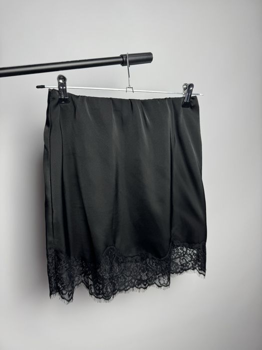 Спідниця атлас з мережевом