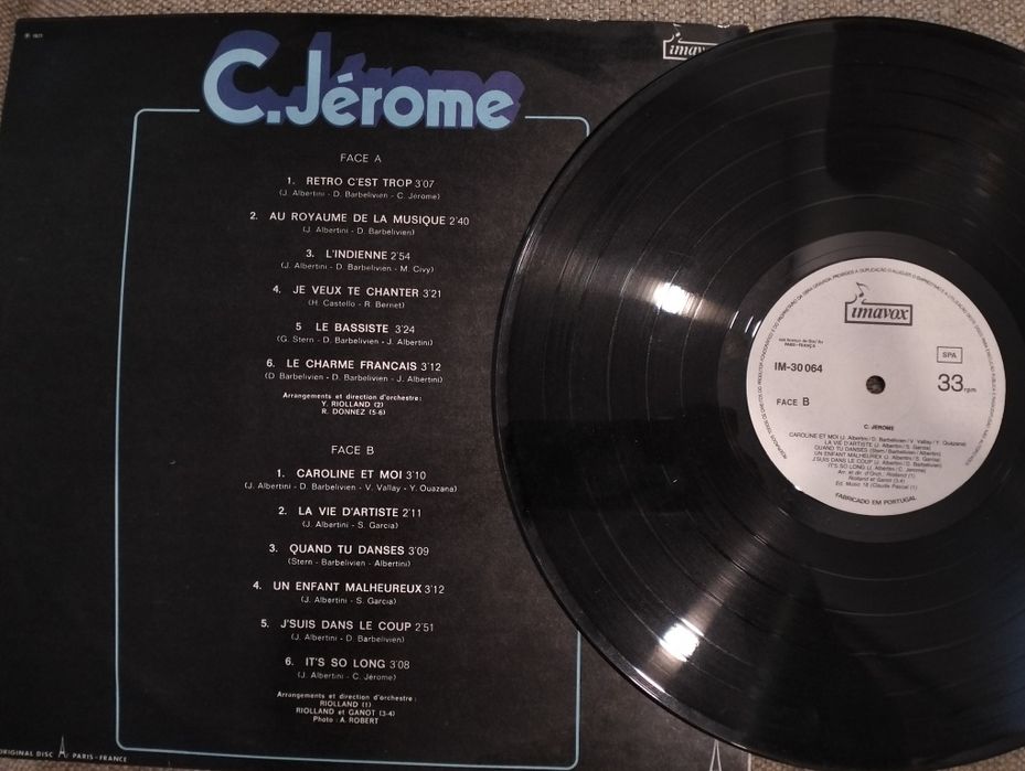 Disco de vinil LP C. Jerome