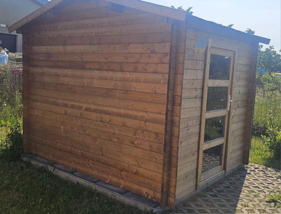 Gotowa altanka, domek ogrodowy, wzmocniona