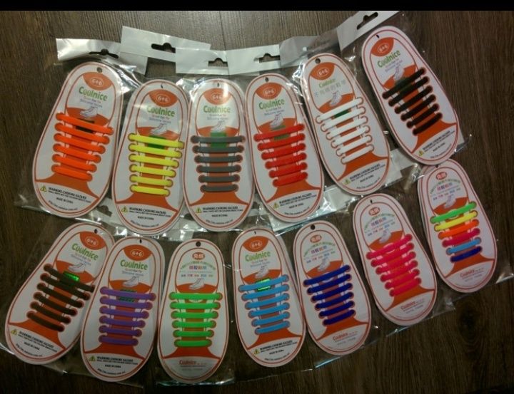 Силиконовые шнурки КАЧЕСТВО антишнурки силіконові резинові