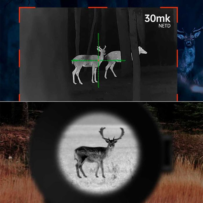 Тепловізійний приціл SYTONG AM03-35 LRF (з далекоміром)