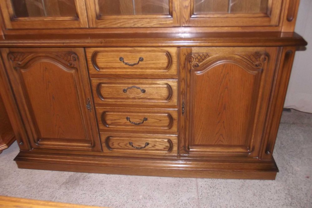 witryna kredens komoda dębowa  rustikal