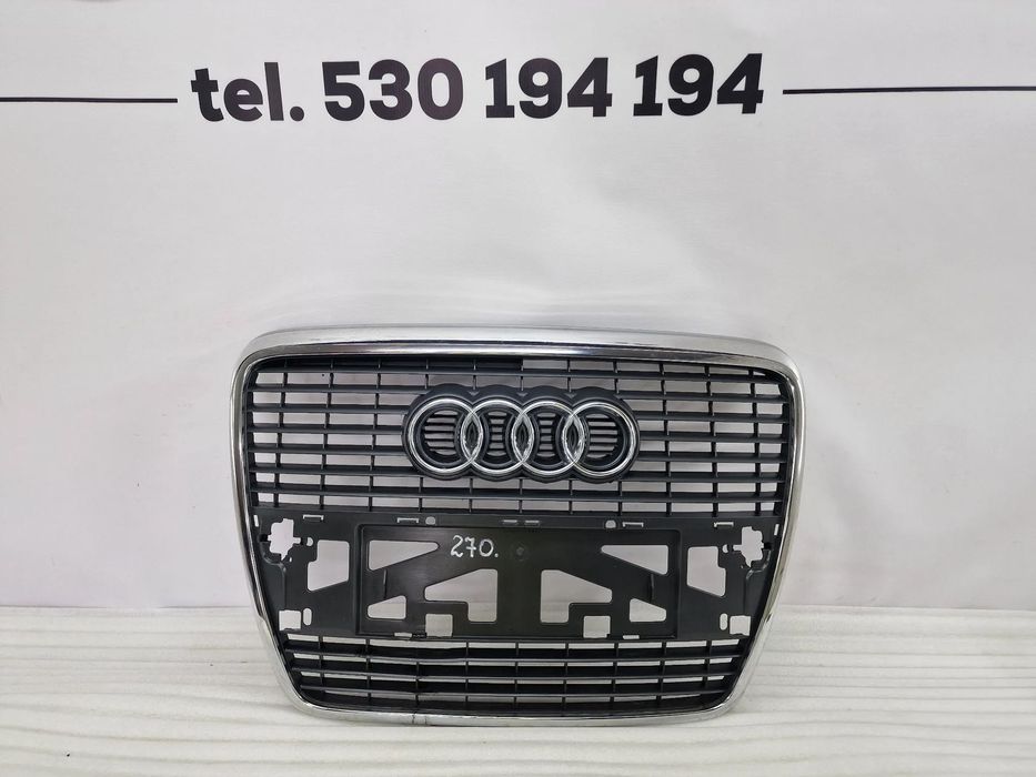 AUDI A6 C6 04- 4FO ATRAPA / GRILL PRZEDNI PRZÓD , NR 4FO853651 , NR AUKCJI GR269 (270)