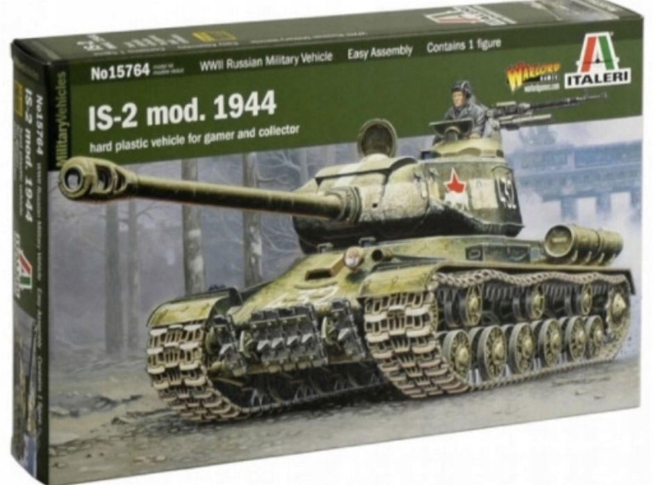 Model do sklejania Italeri 15764 1:56 Czołg IS-2