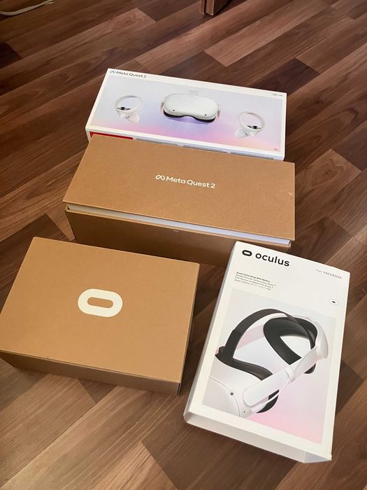 Meta Quest 2 128gb + Elite Head Strap Battery