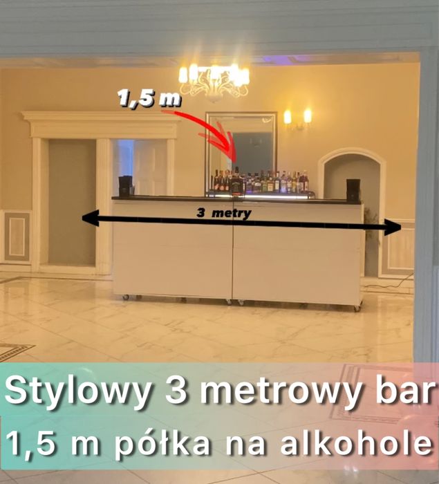 Barman / na wesele / Mobilny bar / Lux Bar/ Mobilne usługi Barmańskie