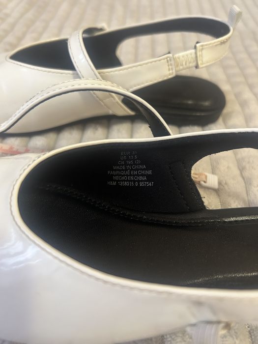 Туфлі (slingbacks) лаковані HM. Розмір 31. Стелька 20см