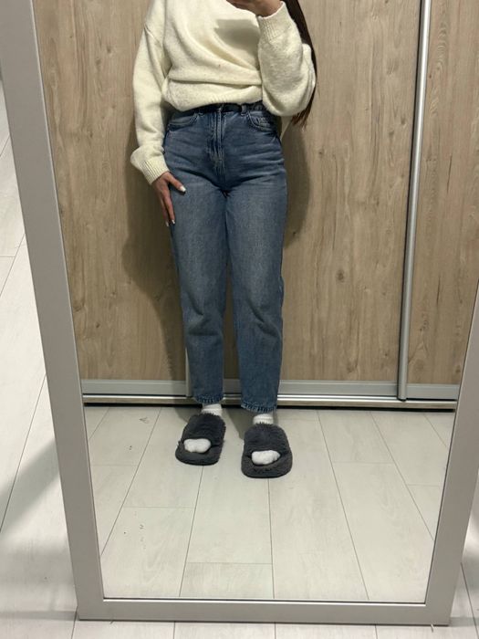 Джинси моми на низький зріст