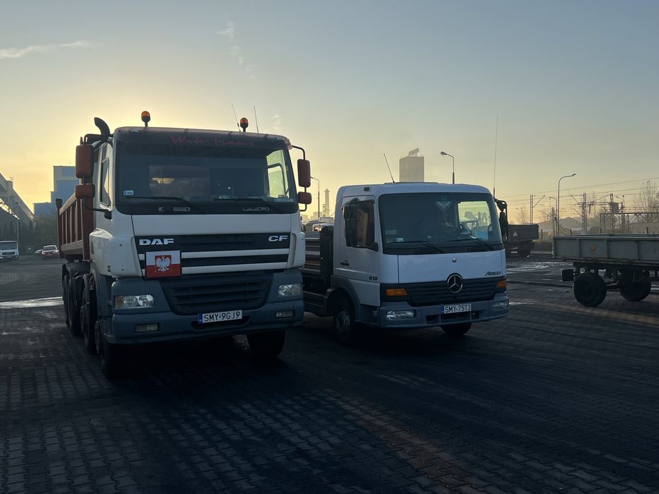 Transport kruszyw dolomit EHZ piasek koparko-ładowarka wyburzenia
