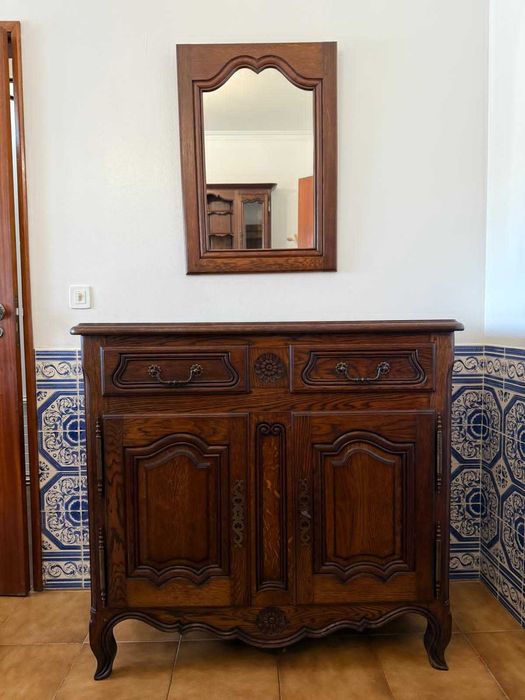 Mobília rústica completa sala de jantar