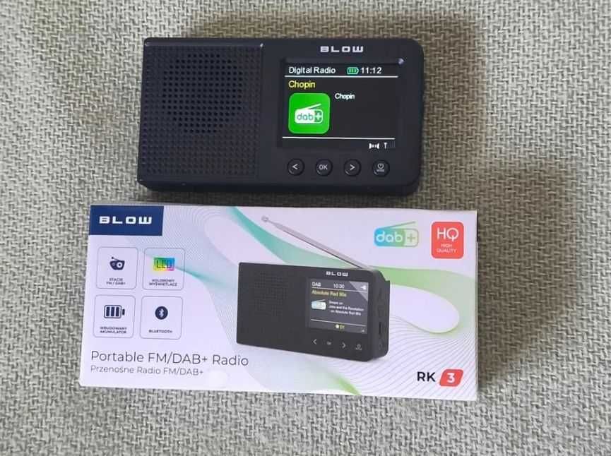Radio kieszonkowe FM/DAB+ BLOW RK3 BT