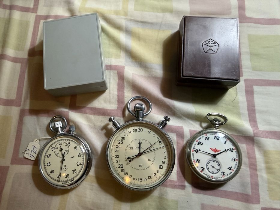 Relógio caminhos de ferro comboio e cronografos russos USSR CCCP split