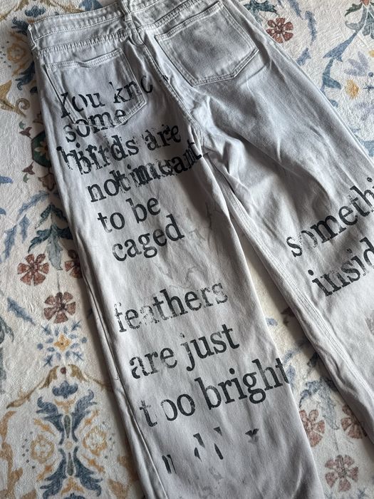Широкі штани з написами / Baggy / Streetwear